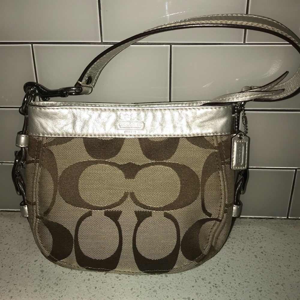 Coach Gold Trim Handbag